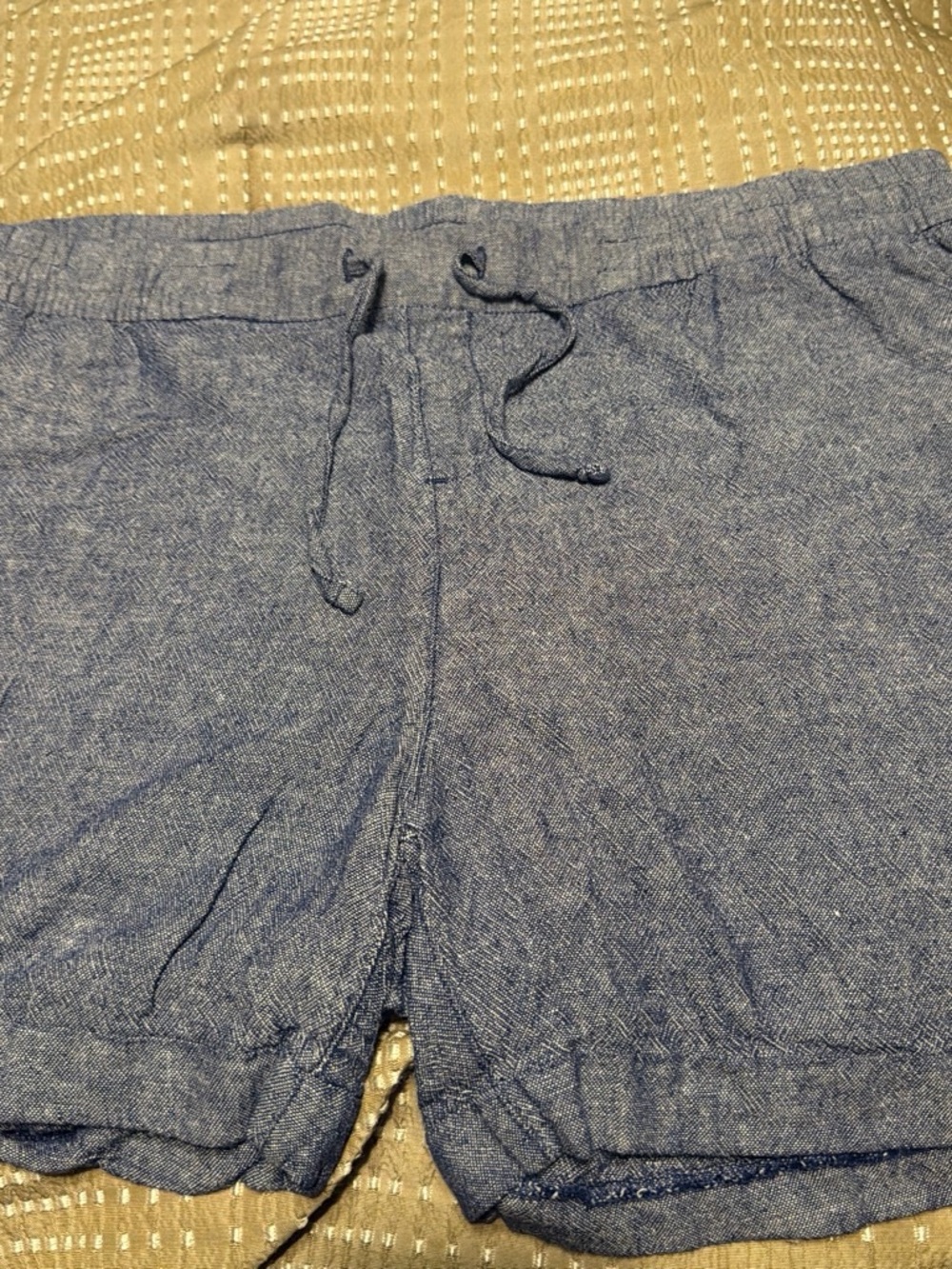 Casual Blue Women’s Drawstring Shorts